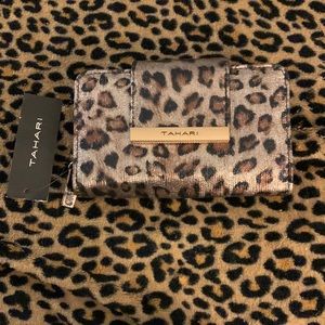 Brand New Tahari Cheetah Print Wallet